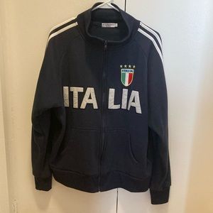 ITALIA ZIPPERED SWEATSHIRT “LE FELPE”
